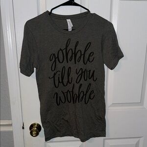 Dark Grey Fall Graphic Tee